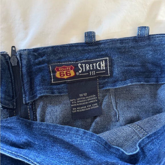 Vintage Y2K Denim Maxi Skirt with Back Slit - Picture 6 of 6